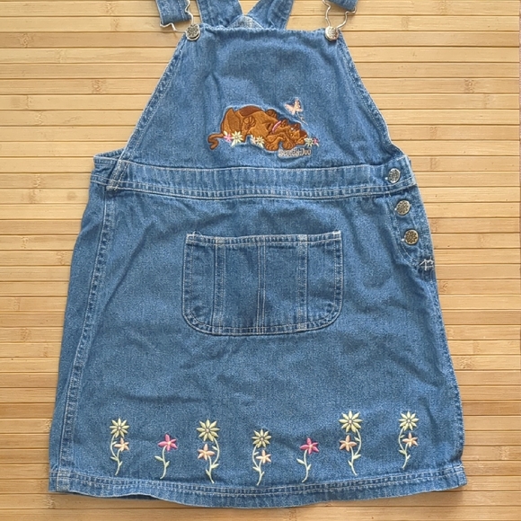 Cartoon Network Other - Vintage Scooby Doo Girls Overalls Jean Denim Dress, Cartoon Network, Size 6X
